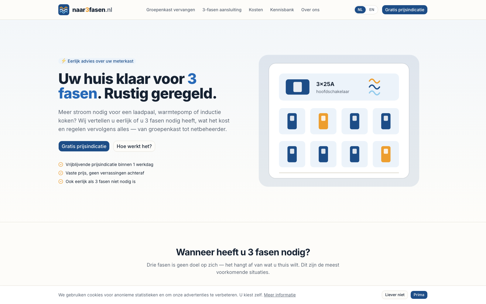 Screenshot van Naar3Fasen.nl